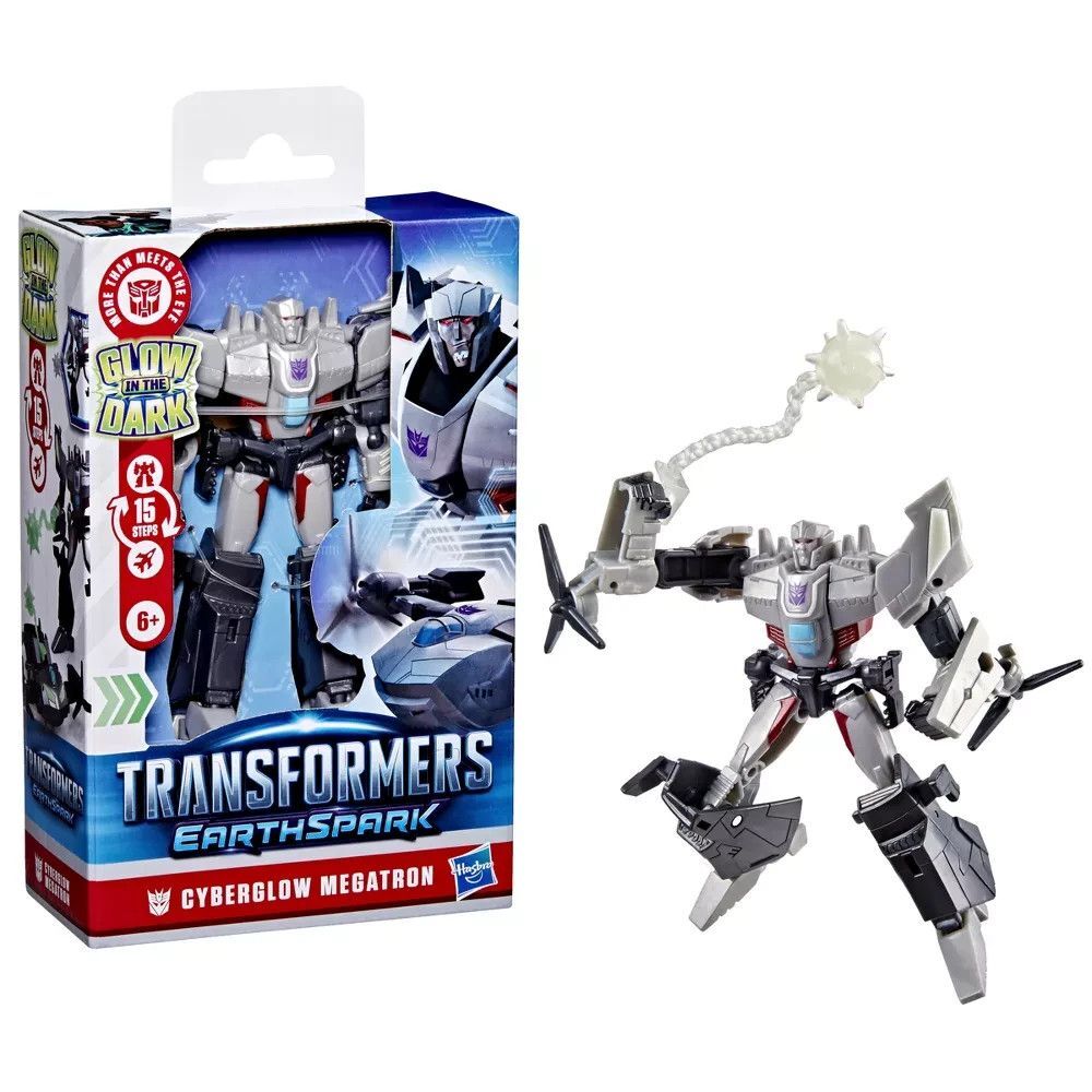 Transformers Earthspark: Hasbro 2025 Glow In The Dark CYBERGLOW MEGATRON